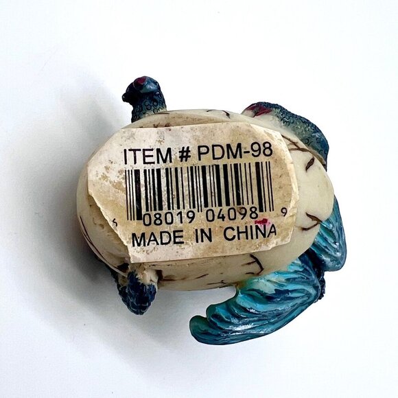 Blue Baby Dragon Hatchling Figurine in Cracked Egg Fantasy Mini Statue - Picture 3 of 7